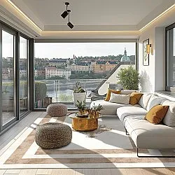 Wilton szőnyeg - Soros (bezs/fehér)