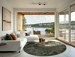 Kerek szőnyeg - Taknis (zöld)