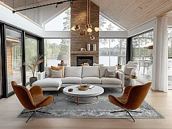 Wilton szőnyeg - Taknis (sötétszürke)