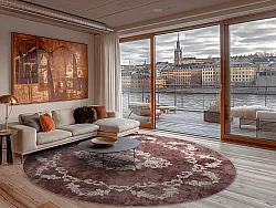 Kerek szőnyeg - Taknis (piros)