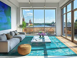 Wilton szőnyeg - Taknis (petrol)