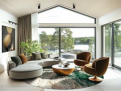 Kerek szőnyeg - Tamalous (bezs/zöld)