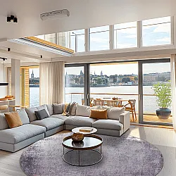 Kerek szőnyeg - Tarnos (lila)