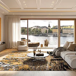 Wilton szőnyeg - Tizzano (arany/többszínű)