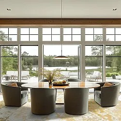 Kerek szőnyeg - Travale (sárga)