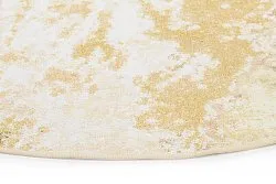 Kerek szőnyeg - Travale (sárga)