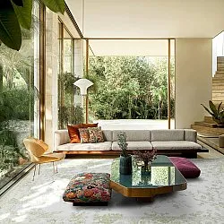 Wilton szőnyeg - Tulum (világos zöld/fehér)