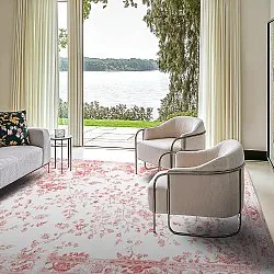 Wilton szőnyeg - Tulum (rózsaszín/fehér)