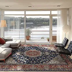 Wilton szőnyeg - Vakifli (kék/többszínű)