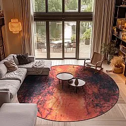 Kerek szőnyeg - Wells (narancs)