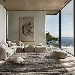 Shaggy szőnyeg - Willow Natural Cotton Shaggy (taupe)