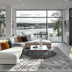 Wilton szőnyeg - Yelda (fehér/többszínű)