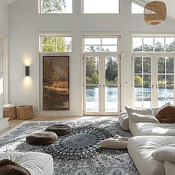 Wilton szőnyeg - Yelda (fehér/többszínű)