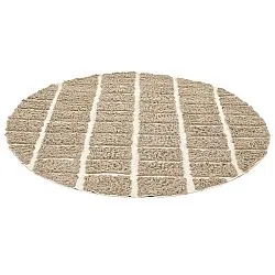 Kerek szőnyeg - Zola Natural Cotton Shaggy (bézs)