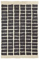 Shaggy szőnyeg - Zola Natural Cotton Shaggy (sötétszürke)