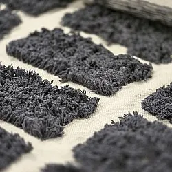 Shaggy szőnyeg - Zola Natural Cotton Shaggy (sötétszürke)