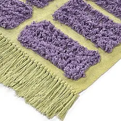 Shaggy szőnyeg - Zola Natural Cotton Shaggy (lila)