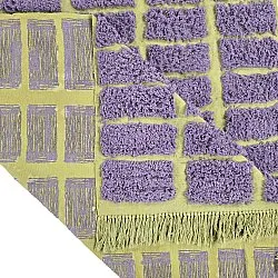Shaggy szőnyeg - Zola Natural Cotton Shaggy (lila)