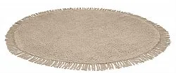 Kerek szőnyeg - Alba Natural Cotton Shaggy (bézs)