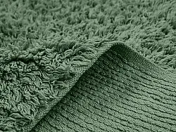 Shaggy szőnyeg - Alba Natural Cotton Shaggy (zöld)