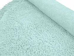 Kerek szőnyeg - Alba Natural Cotton Shaggy (türkiz)