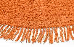 Kerek szőnyeg - Alba Natural Cotton Shaggy (narancssárga)