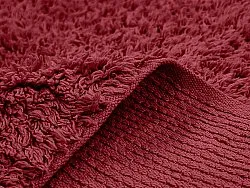 Shaggy szőnyeg - Alba Natural Cotton Shaggy (borvörös)