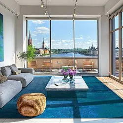 Wilton szőnyeg - Artena (sötétkék)