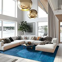 Wilton szőnyeg - Artena (sötétkék)