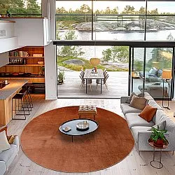Kerek szőnyeg - Artena (terrakotta)
