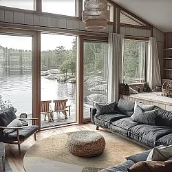 Kerek szőnyeg - Fia (rózsaszín/multi)