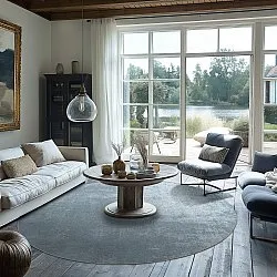 Kerek szőnyeg - Lynton (kék)