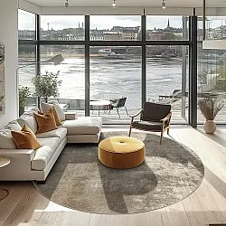 Kerek szőnyeg - Lynton (barna)