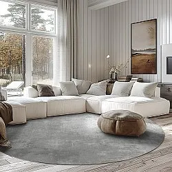 Kerek szőnyeg - Lynton (szürke)