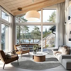 Kerek szőnyeg - Lynton (szürke)