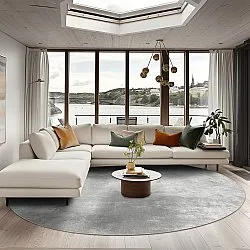 Kerek szőnyeg - Lynton (szürke)