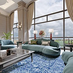 Wilton szőnyeg - Menfi (kék)