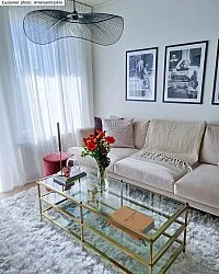 Shaggy szőnyeg - Janjira (fehér)