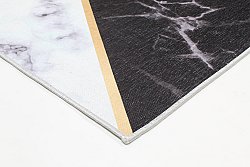Wilton szőnyeg - Savino (fekete/fehér/rózsaszín)