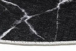 Kerek szőnyeg - Savino (fekete/fehér/szürke)