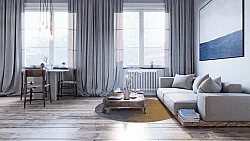 Kerek szőnyeg - Mileto (szürke/arany)