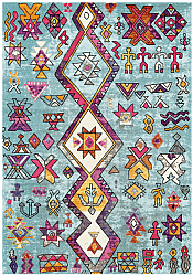 Wilton szőnyeg - Misare (kék/többszínű)