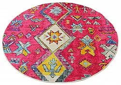 Kerek szőnyeg - Misare (rózsaszín/többszínű)