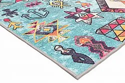 Wilton szőnyeg - Misare (kék/többszínű)