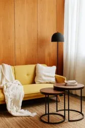 Kinyitható kanapé - Kap Verde (sárga)