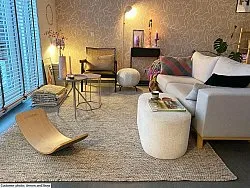 Gyapjúszőnyeg - Otago (szürke/fekete)