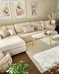 Shaggy szőnyeg - Rostock (offwhite)