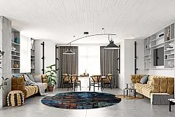 Kerek szőnyeg - Taranto (többszínű)