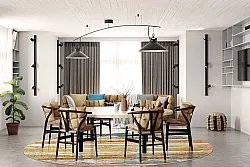 Kerek szőnyeg - Messina (többszínű)