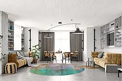 Kerek szőnyeg - Trento (többszínű)